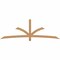 Ekena Millwork Davenport Timber Gable Bracket, Western Red Cedar, 96"W x 32"H x 1 1/2"D x 3 1/2"F, 8/12 Pitch GBW096X32X0204DAV00SWR - alternate 1